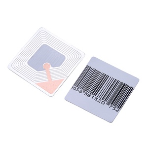 4 * 4cmバーコードEAS盗難防止RFラベル8.2mhzRFステッカー小売セキュリティ用ソフトラベル - Product Image 1