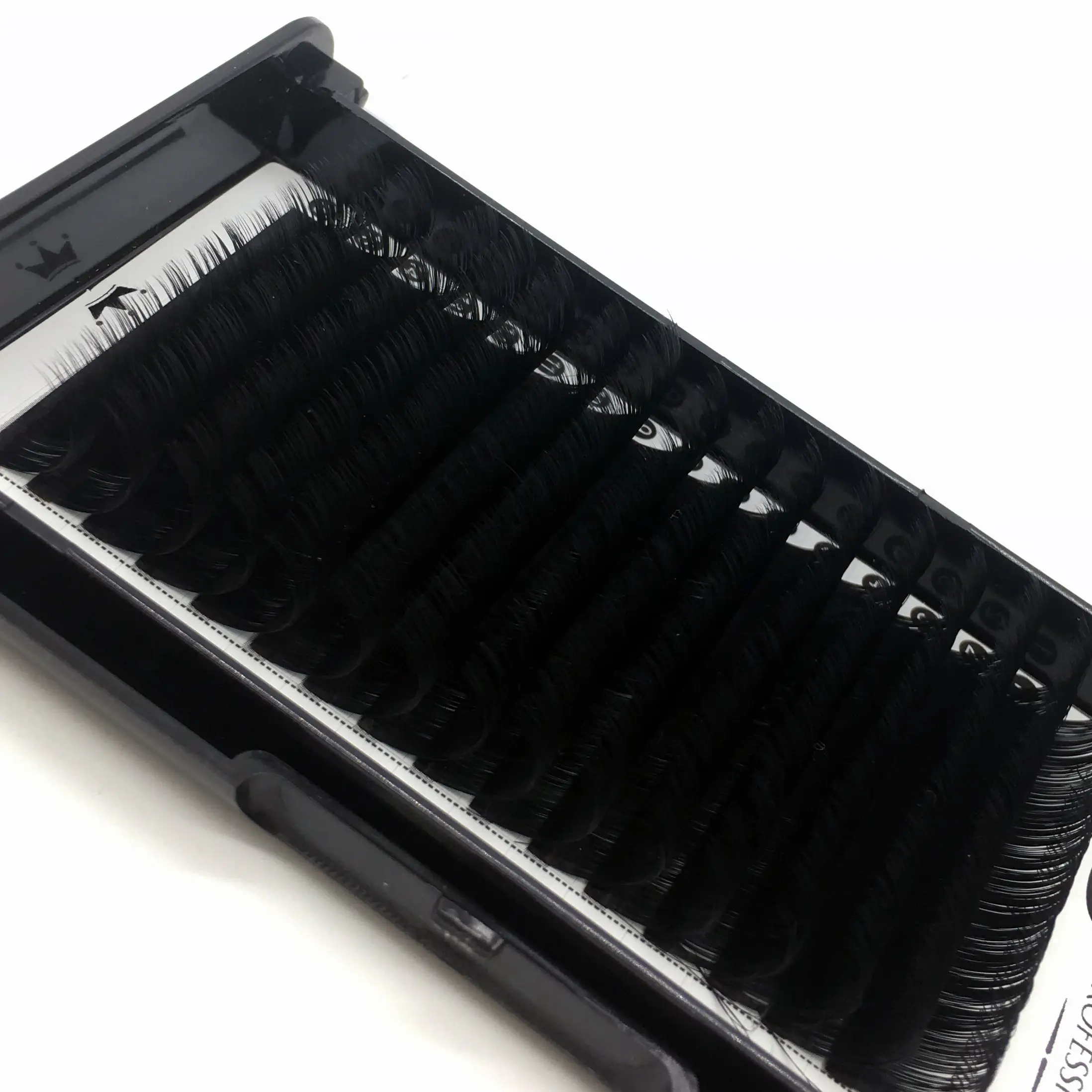 Lashex jet black silk individual eyelash extension J/B/C/CC/D/DD/M curl eyelashes individual mink lash extensions