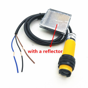 Sensor fotoeléctrico con interruptor de reflexión, fuente de alimentación PNP NO M18, salida de corriente 6-36VDC, 300mA, IP67 E3F-R2PK - Product Image 5