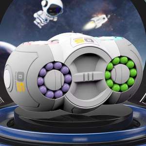 New Relief Stress Magic <span class=keywords><strong>Cube</strong></span> Fingers pitze Top Toy Spinning Magic Dekompression spiel Kids Rotating Magic Bean <span class=keywords><strong>Puzzle</strong></span> Toy