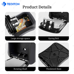 TEDITON alüminyum alaşım Tuya anahtar depolama kilit kutusu kombinasyonu anahtar güvenli şifre tuş kilidi kutusu ile şifreli kilit - Product Image 5