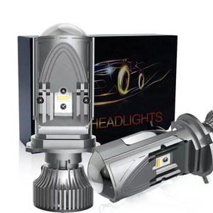 HYML Wholesale P8 9-36V 40W H4 <strong>Mini</strong> <strong>LED</strong> Projector Lens 6000K With Decoding <strong>LED</strong> Headlight Lens for Any Car - Product Image 1