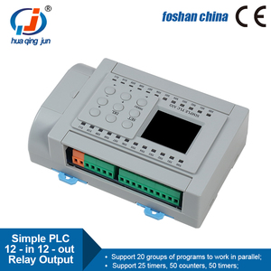 Huaqingjun 12 Inputs 12 Ouputs Relay Output <strong>Simple</strong> PLC All-in-one Programmable Logic Controller for Filling Machine - Product Image 3