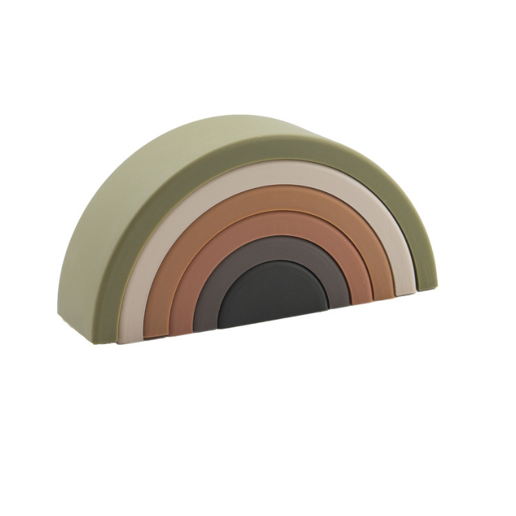 บล็อกสร้างสายรุ้ง6ชั้น