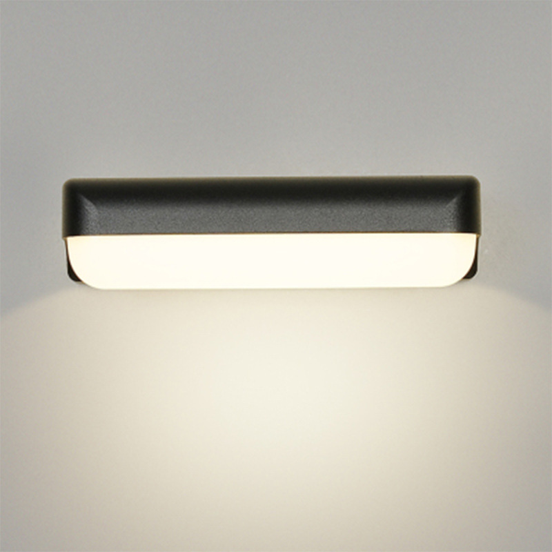 Moderne, minimalistische LED-Wandleuchte aus Acryl, wasserdicht, IP65, für drinnen und draußen, für AC85-265V, Gartenbeleuchtung, Balkonleuchten