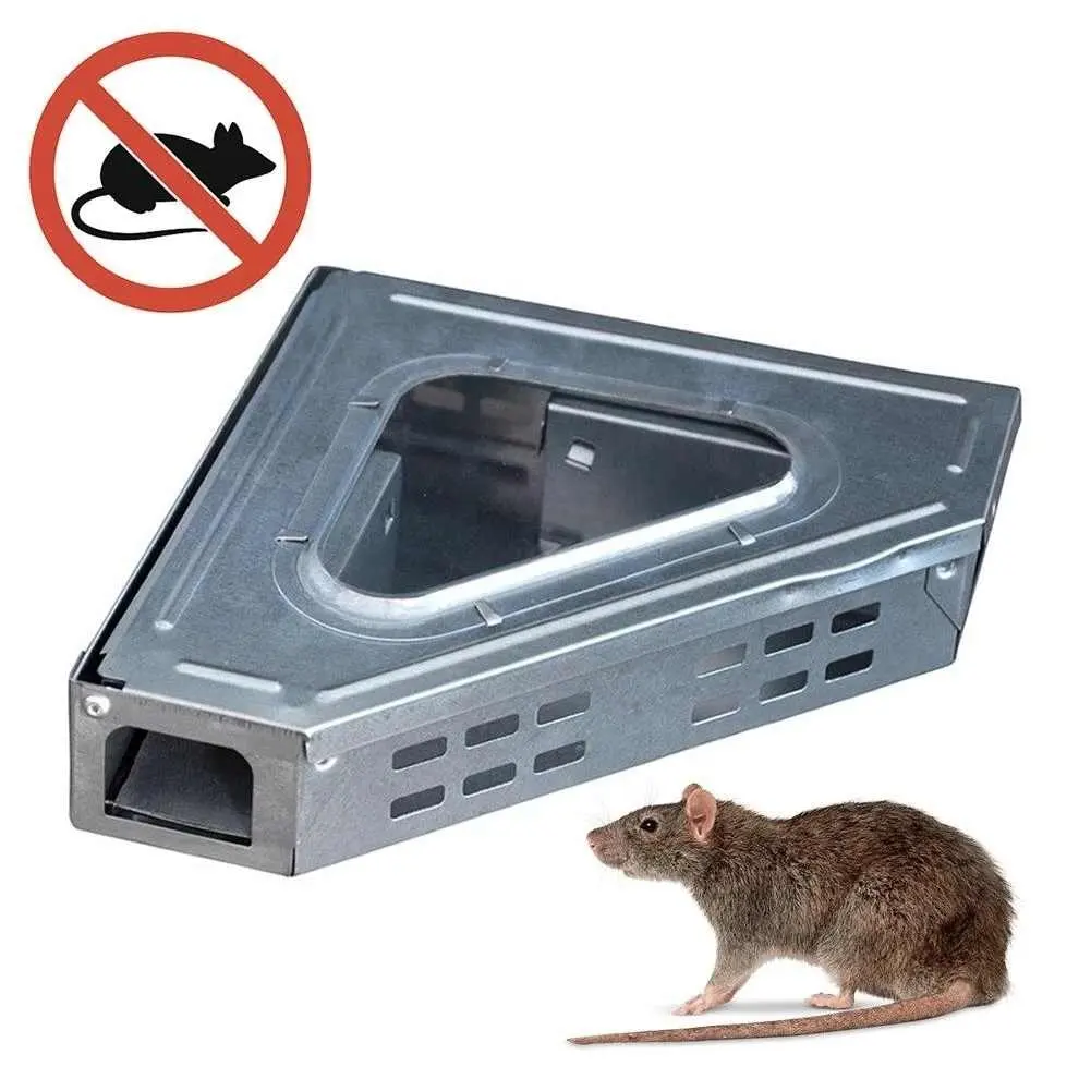 Piège à souris automatique à fort effet, 4 pièces par lot, continu, capture réutilisable, capture et d'extermination de Rat, tueur de Rat