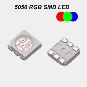 トライカラーチップPLCC6 0.2w 0.5w LED 6ピンRGB 5050 SMDダイオード - Product Image 5
