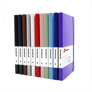 Cadernos personalizáveis do diário pontilhado impresso planejador personalizado da moda de couro encadernação promoção caderno