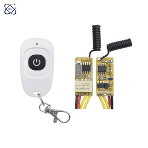DC3.6-12V 433MHz Wireless <span class=keywords><strong>RF</strong></span> ASK <span class=keywords><strong>Mini</strong></span> Interruptores Remotos Módulo Superheterodyne RX Recebendo Módulo e Transmissor Starter Kit