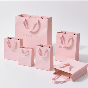 Tùy chỉnh sang trọng có thể tái chế Quà Tặng mua sắm túi giấy bao bì cho doanh nghiệp nhỏ logo của riêng bạn in - Product Image 3