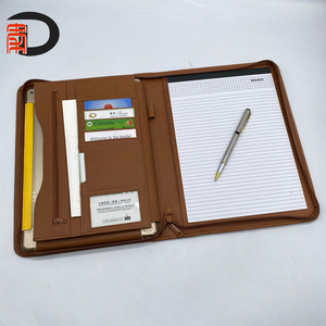 2025 Hot PU da A4 tập tin thư mục danh mục đầu tư có thể được tùy chỉnh không thấm nước hội nghị chữ ký docurant chủ trường hợp - Product Image 5