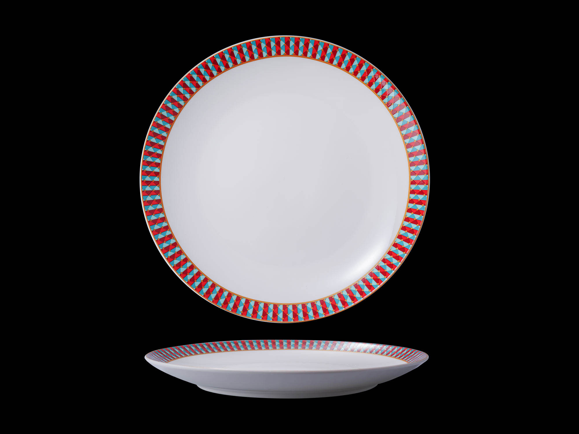 Assiette coupée de 8,5 pouces