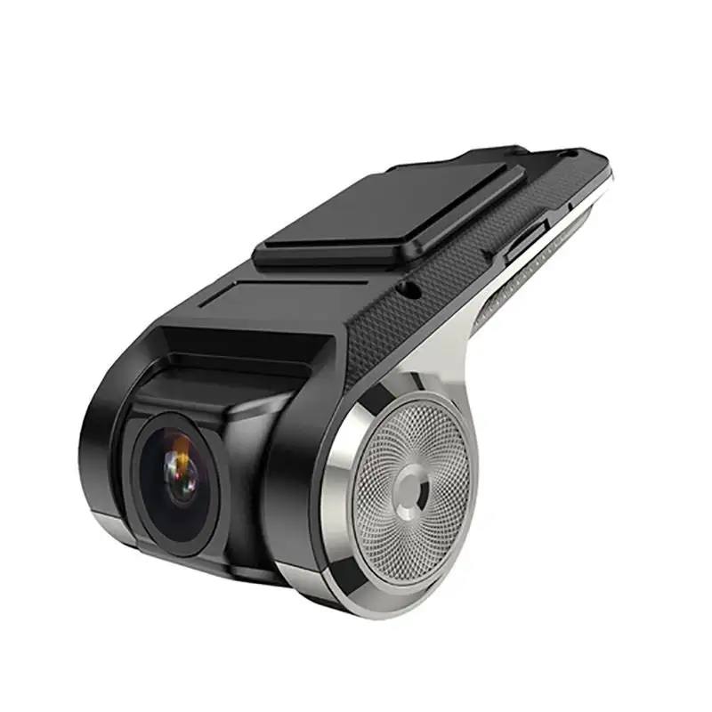 كاميرا سيارة بزاوية تصوير واسعة 130 درجة بدقة Full HD 1080P كاميرا داش عالية الوضوح بمسجل فيديو رقمي مع منفذ USB وتعمل بنظام التشغيل أندرويد وبطاقة TF للتحكم المركزي بالسيارة