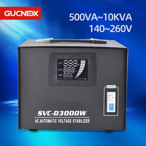 <strong>Svc</strong> 3000Va Single Phase 220V Servo Motor Type Automatic Stabilizer Voltage Regulator for Small Office - Product Image 1