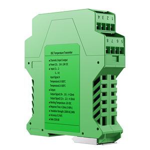 Transmisor de temperatura TC tipo K 1 en 2 salidas Sensor de señal de temperatura de 0-1300 grados 4-20mA 0-10V 0-5V Transmisor de temperatura - Product Image 3