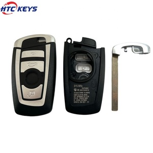Yedek akıllı kart anahtar kabuk 4 düğme otomatik uzaktan anahtar durum için B-MW F serisi uzaktan araba anahtarı - Product Image 6