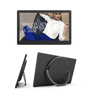 LCD Android 11 система 15,6 дюймов сенсорный экран 2K 2 + 32 ГБ digital signage планшет/смонтированный плеер для рекламы - Product Image 1