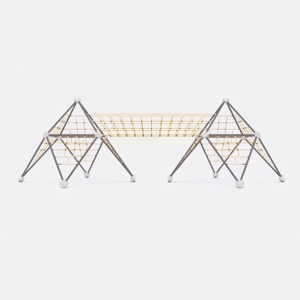 Amaca da arrampicata in rete di Nylon nuovo <span class=keywords><strong>Design</strong></span> attrezzatura per il divertimento all'aperto nuovo <span class=keywords><strong>Design</strong></span>