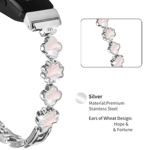 <span class=keywords><strong>2025</strong></span> thưởng thức khá mới bốn lá thép không gỉ Xem dây đeo cho <span class=keywords><strong>Fitbit</strong></span> truyền cảm hứng cho 1/2 Xem dây đeo - Product Image 4