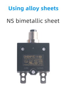CHENF 20 Amps Thermal <strong>Circuit</strong> <strong>Breaker</strong> S11 Series 125-250V <strong>AC</strong> 50V DC Push Button Manual <strong>Reset</strong> 20A Thermal Overload Protector - Product Image 2