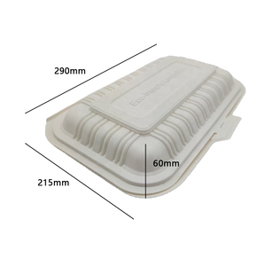 600ml Cpla Togo Box Food Plastic Custom Logo Clamshell Takeout Packing Box for Food Disposal Biodegradable Lunch Boxes - Product Image 2