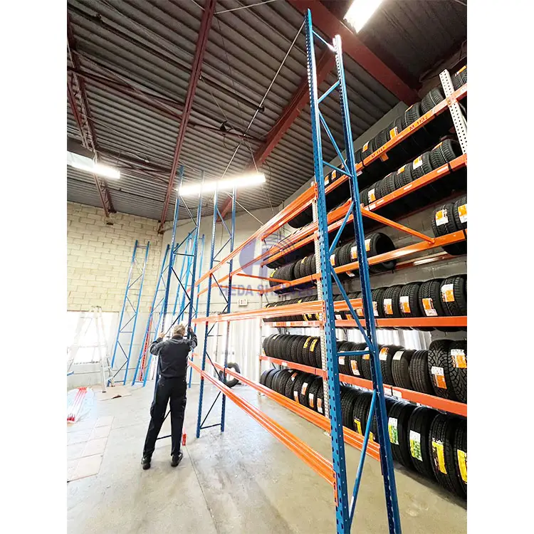 Heavy Duty Racking System Warehouse Storage Tire Pallet Rack Tire Rack For Garage Shelves For Retail Store In The Garage Tire