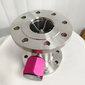 High Accuracy Turbine <strong>Flowmeter</strong> for Fuel Diesel Water &amp; Compressed Air Flange Connection Velocity <strong>Flowmeter</strong> - Product Image 2