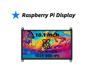 YZY 10.1 pollici Raspberry Pi Display industriale LCD Touch Screen senza Driver 1024*600 risoluzione TFT 10.1 pollici - Product Image 2