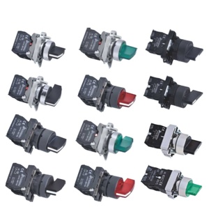 22mm XB2 22no 1no2/3 topuz anahtarı pozisyon kendinden kilitleme kendini sıfırlama seçici döner anahtar basmalı düğme anahtarı - Product Image 3