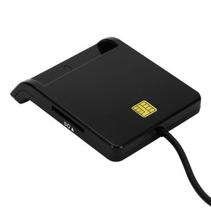 เครื่องอ่านการ์ด USB ATM CAC ซิม DNI ID ชิปธนาคารเครื่องอ่านบัตรสมาร์ทการ์ด - Product Image 3