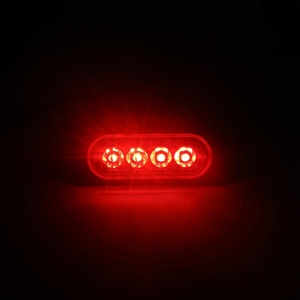 DXZ 4LED אמבר אזהרת אור סמן צד אור LED עמילות מחוון אור טריילר משאית RV רכב סירת אוטובוס משאית - Product Image 4