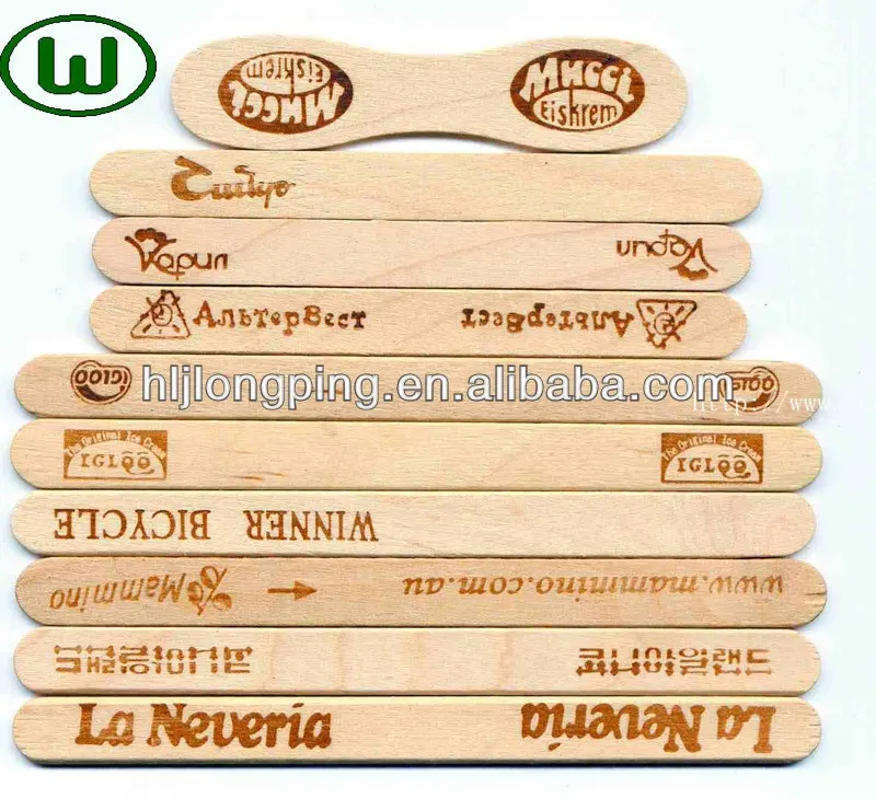 Trung Quốc Nhà Sản Xuất Cấp Thực Phẩm Popsicle Stick Stamp