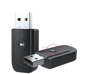 Receptor y transmisor de Audio Bluetooth 5,0, Mini estéreo, AUX, USB, Conector de 3,5mm para PC, auriculares, Kit de coche, adaptador inalámbrico - Product Image 1