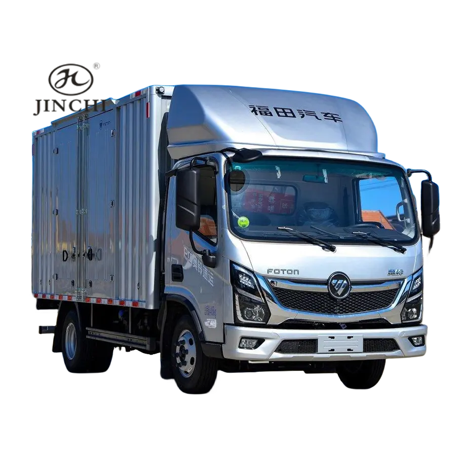 Foton 4X2 Links/Rechts Rijden Optionele Bestelwagen Lichte Vrachtwagens Voor 5.995M * 2.2M * 2.33M 5Ton Beste Prijs