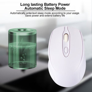 Mouse per Computer senza fili 2.4 ottica leggera GHz 3D stile Mouse ad induzione senza batteria per uso ufficio - Product Image 5