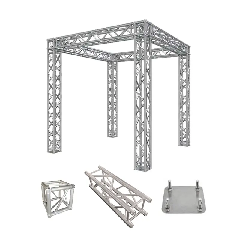 Precio de fábrica de aluminio móvil Global Lighting stand display trusses portátiles para eventos