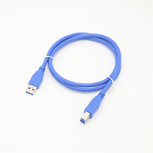 蓝色USB3.0 USB A至b型3.0打印机电缆usb-b扫描仪数据线 - Product Image 2
