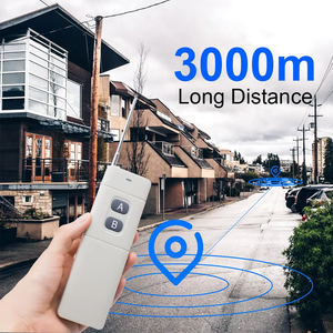 ゲートガレージドア用オリジナル<span class=keywords><strong>3000m</strong></span>長距離2CHボタン433MHz RFリモートコントロール送信機 - Product Image 5