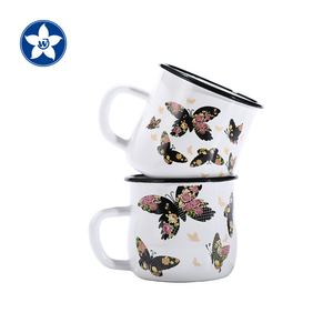 蝴蝶设计纸箱钢搪瓷盘碗碟 - Product Image 4