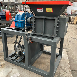 低エネルギー消費大トルクスクラップ重融点PVC HDPE PP PETスクラップデュアルシャフトシングルモーターシュレッダー