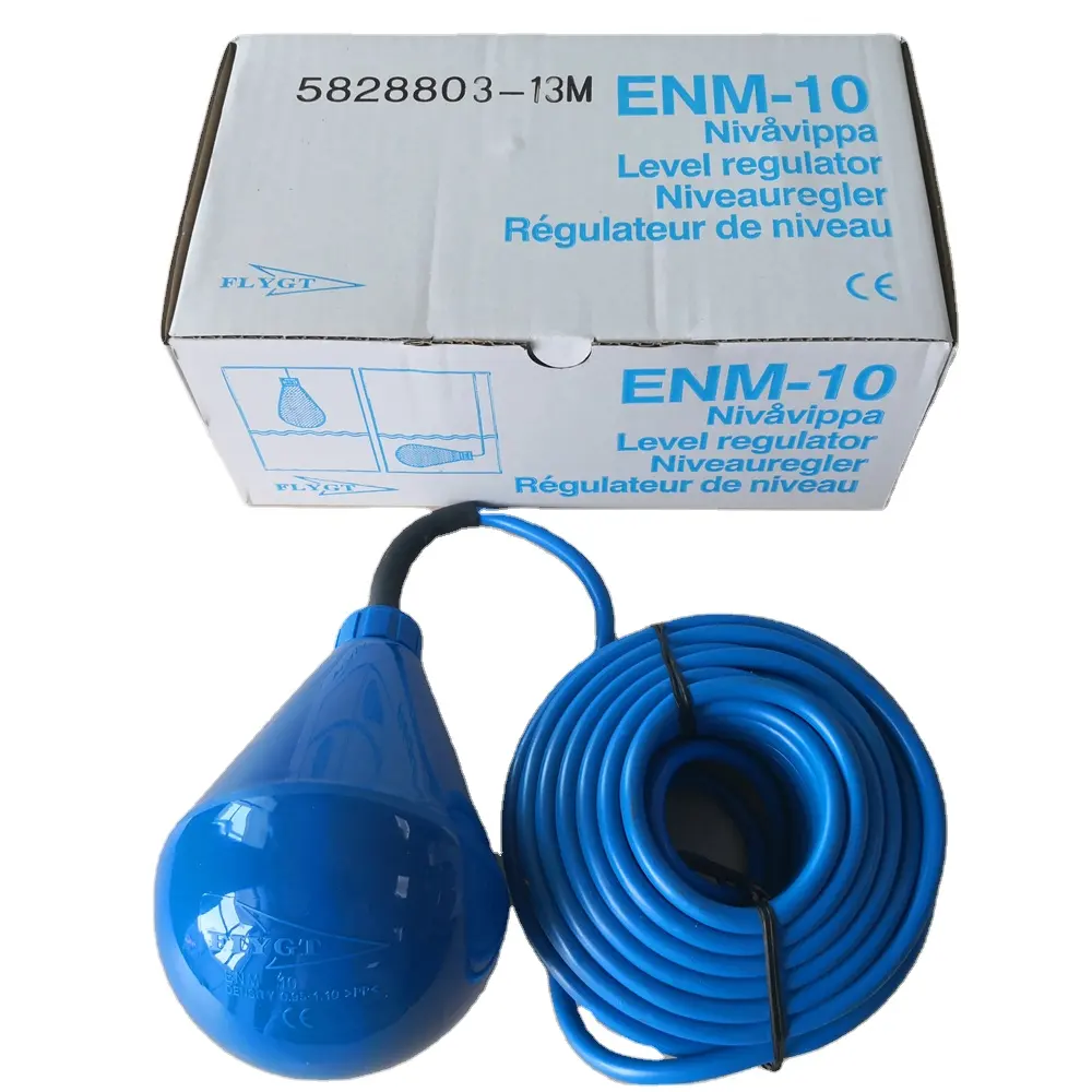 Flygt ENM-10 Originele Watertank Float Switch Waterniveau Automatische Controller Met 10M 13M 15M 20M Kabel