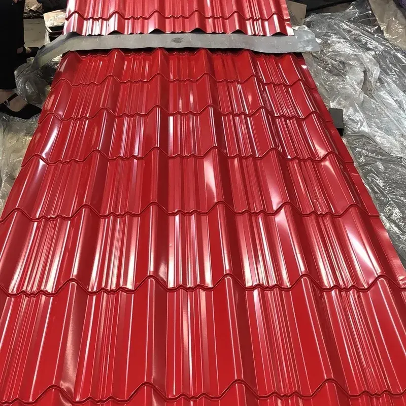 Roof Tiles PPGI Corrugated Sheet Most Popular Dx51d Galvanized Corrugated Sheet  Wholesale Color Coated Metal Tile Prices CN SHN