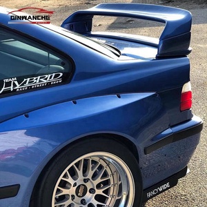 Sıcak satış karbon Fiber bagaj Spoiler için yeni tasarım otomobil kaporta parçaları BMW 3 serisi E36 1991-1998 Sedan iki kapı için Fit - Product Image 5