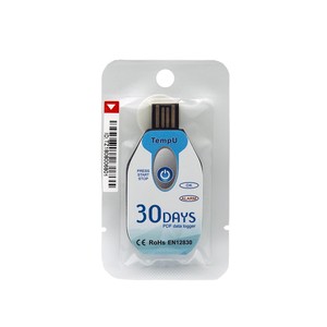 Registrador de datos de temperatura de plástico de un solo uso al por mayor 30/60/90 días opcionales OEM y ODM compatibles - Product Image 1