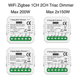 1/2 Gang Tuya Wifi Zigbee умный световой диммер беспроводной пульт дистанционного управления выключатели модуль реле домашний автоматический голос Alexa - Product Image 1