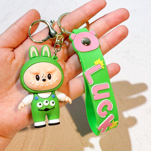 พวงกุญแจยางนิ่มดีไซน์อะนิเมะ labubu พวงกุญแจ3D พีวีซีสำหรับเป็นของขวัญ - Product Image 6