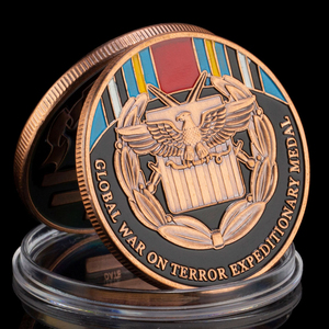 Tùy chỉnh thiết kế toàn cầu chống khủng bố cống đồng xu chúng tôi phong cách Viễn Chinh kỷ niệm huy chương cho món quà hoặc bộ sưu tập - Product Image 3