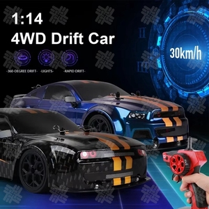 KW 1:14スケール高速4WDドリフトレーシングカーRCスーパーカープラスチックモデル2.4Ghzリモコン玩具カーレース車両ホビーギフト - Product Image 2