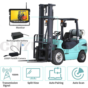 <strong>Wireless</strong> Forklift Camera <strong>System</strong> Anti-Collision Pedestrian Vehicle Detection Backup <strong>Reverse</strong> Rear View Waterproof AHDL <strong>Sensor</strong> IP68 - Product Image 2