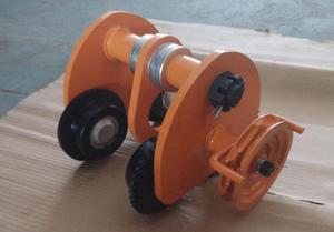 Yüksek kaliteli özelleştirilebilir 0.5t-30ton manuel kiriş arabası dört tekerlekli örgü yapısı ile el arabaları ve Trol için OEM dişli arabası - Product Image 4